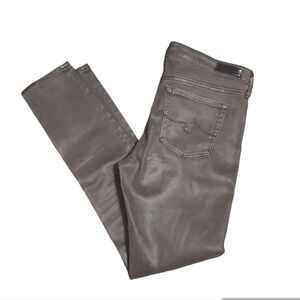 AG Adriano Goldschmied The Legging Ankle Skinny Vintage Leatherette Jeans 28R